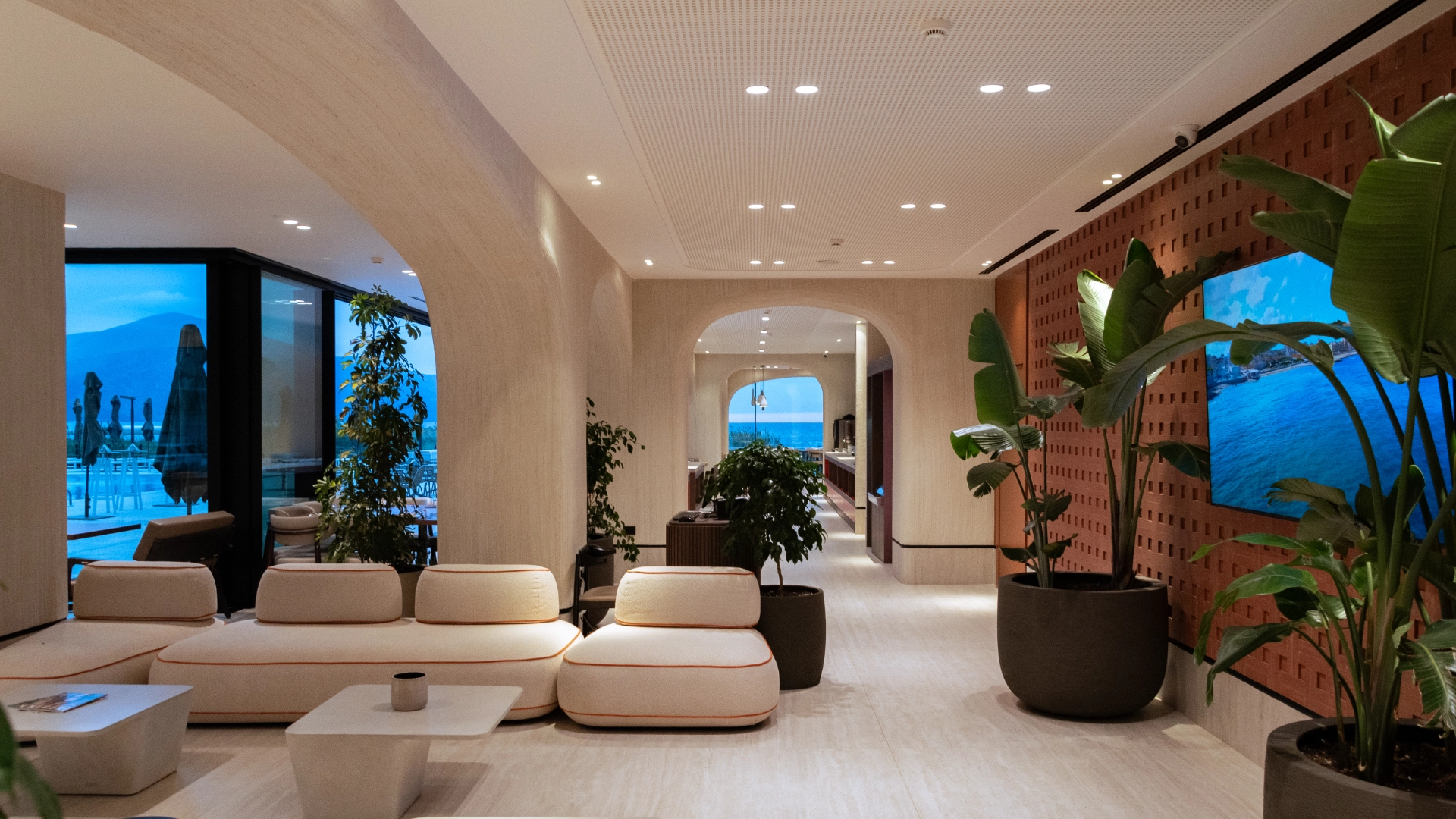 Interior photography of Safin Hotel in Orikum, Albania, designed by MadStudio, photographed by Plem visual tales