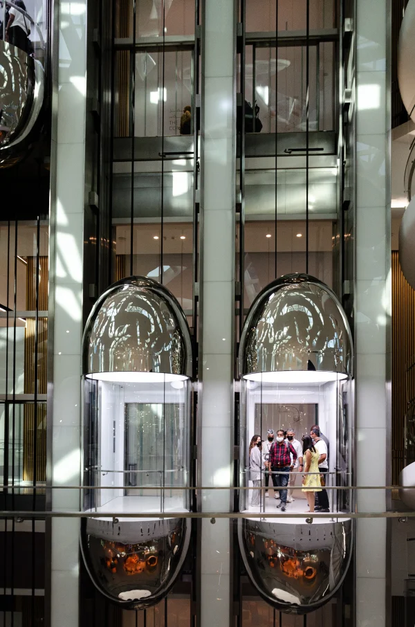 Architecture photography of Dubai’s Museum of the Future interior, capturing the fluid forms by Killa Design and Buro Happold, by Plem Visual Tales