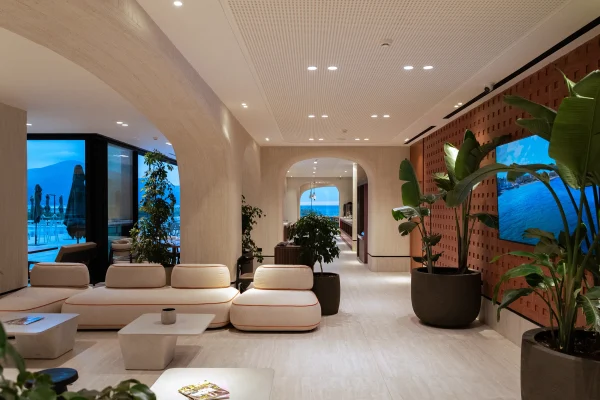 Interior photography of Safin Hotel in Orikum, Albania, designed by MadStudio, photographed by Plem visual tales