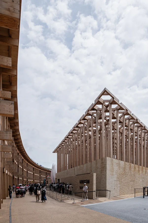 Architecture photography of the Uzbekistan Pavilion at Osaka Expo 2025 by Atelier Brückner, captured by Plem Visual Tales