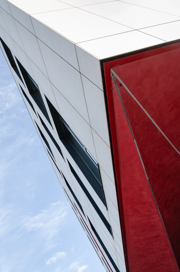 Exterior architectural photography of the Peace Embassy in Tirana, designed by Avatelier, photo by Plem Visual Tales.