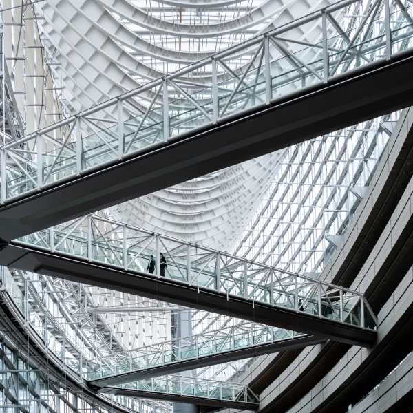 Architecture photography of the Tokyo International Forum, designed by Rafael Viñoly, by Plem Visual Tales